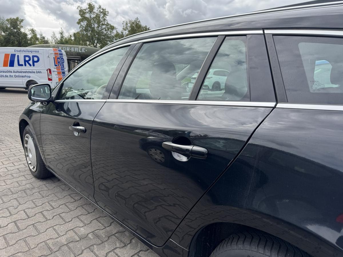Volvo V60 original T&uuml;r hinten links 01900 Black Stone Rohbau Bj.2011